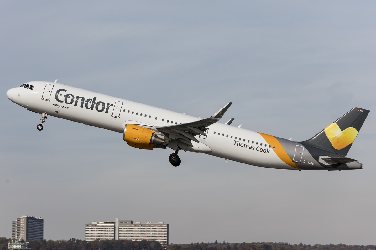 Condor, D-AIAE, Airbus, A321-211, 24.10.2015, STR, Stuttgart, Germany 




