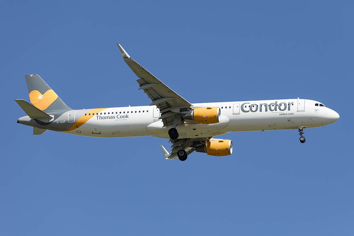 Condor, D-AIAF, Airbus, A321-211, 06.08.2018, LEJ, Leipzig, Germany


