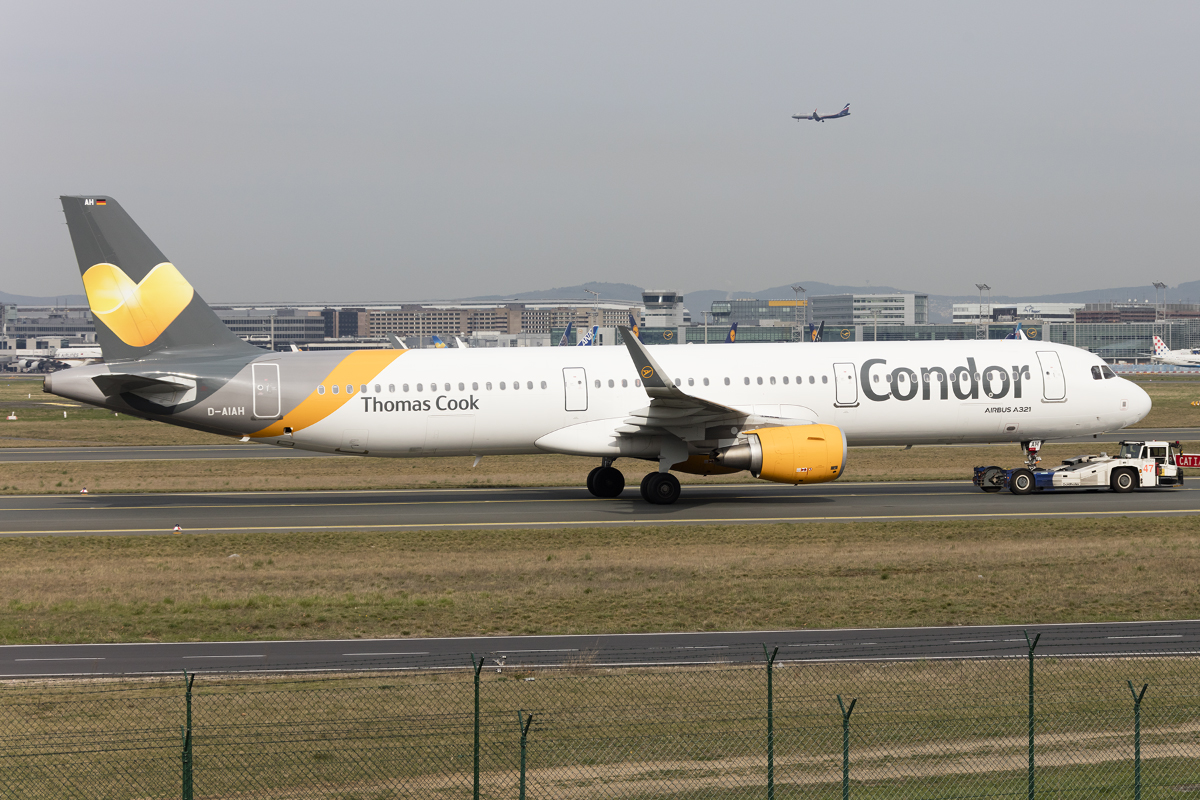 Condor, D-AIAH, Airbus, A321-211, 01.04.2017, FRA, Frankfurt, Germany 


