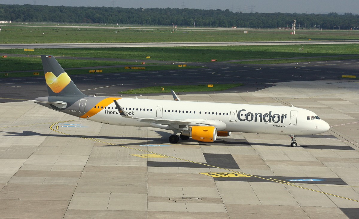 Condor, D-AIAH, (c/n 6615),Airbus A 321-211 (SL), 09.09.2015, DUS-EDDL, Düsseldorf, Germany 