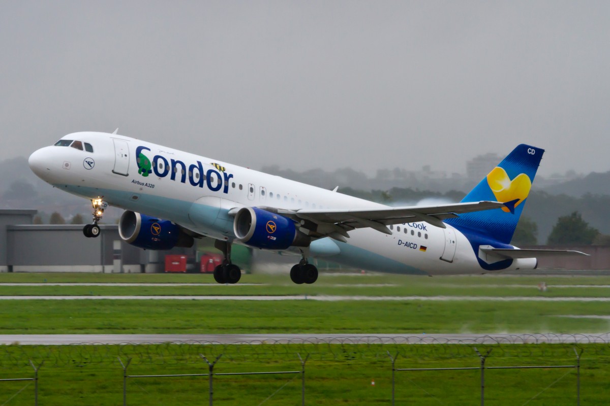 Condor, D-AICD, Airbus, A 320-200 (Janosch-St. ~ Misch-Lkrg.), 12.09.2014, STR-EDDS, Stuttgart, Germany