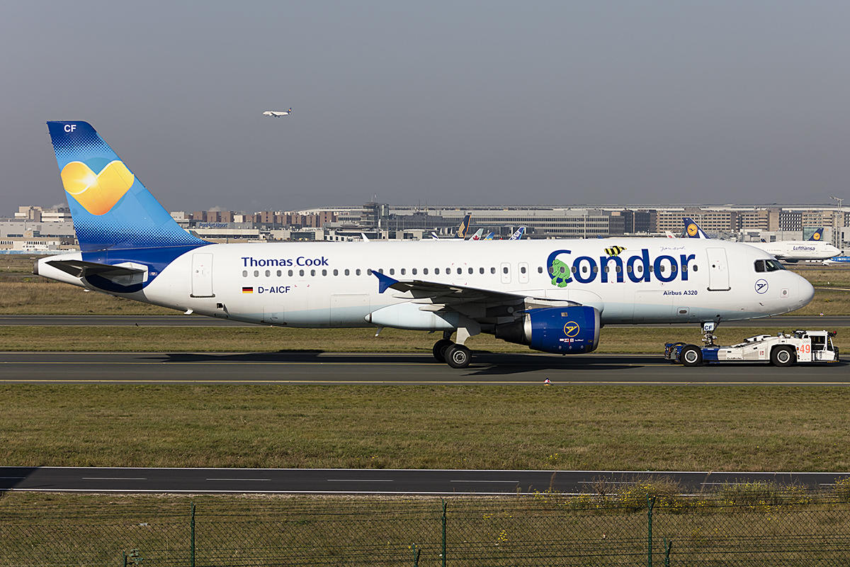 Condor, D-AICF, Airbus, A320-212, 17.10.2017, FRA, Frankfurt, Germany 



