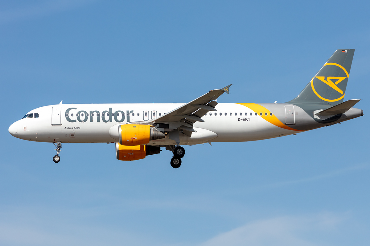 Condor, D-AICI, Airbus, A320-212, 29.03.2021, FRA, Frankfurt, Germany
