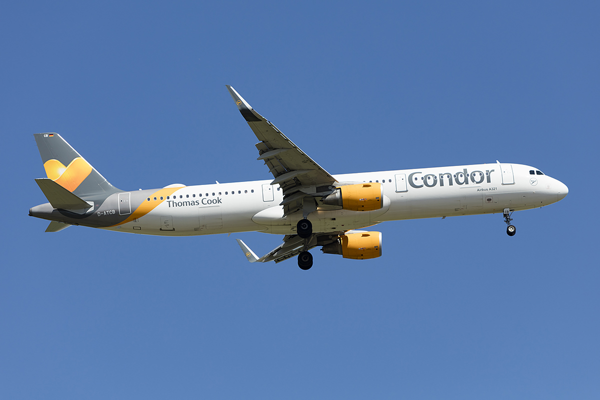 Condor, D-ATCB, Airbus, A321-211, 06.08.2018, LEJ, Leipzig, Germany 



