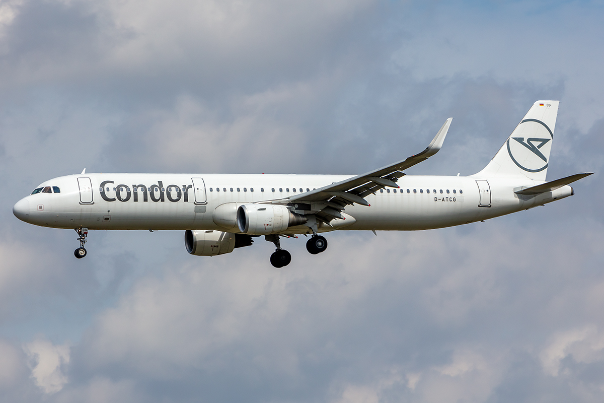 Condor, D-ATCG, Airbus, A321-211, 16.08.2021, BER, Berlin, Germany