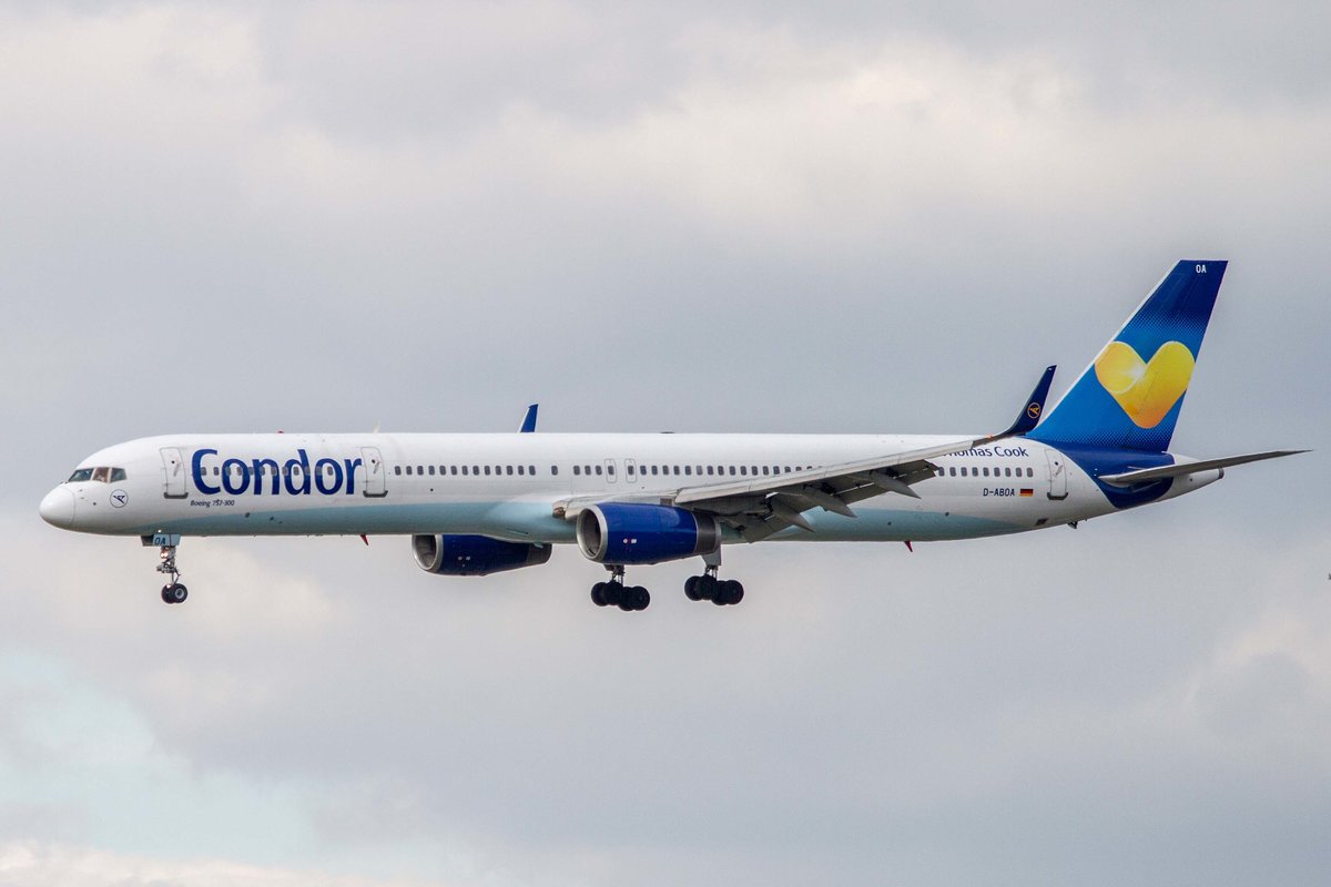 Condor (DE-CFG), D-ABOA, Boeing, 757-330 wl (Misch-Lkrg.), 11.04.2017, FRA-EDDF, Frankfurt, Germany