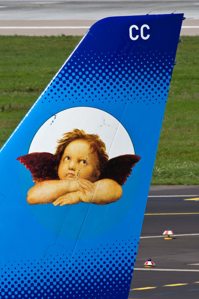 Condor (DE-CFG), D-AICC  Engel auf Reisen , Airbus, A 320-212 (der Engel), 22.08.2015, DUS-EDDL, Düsseldorf, Germany