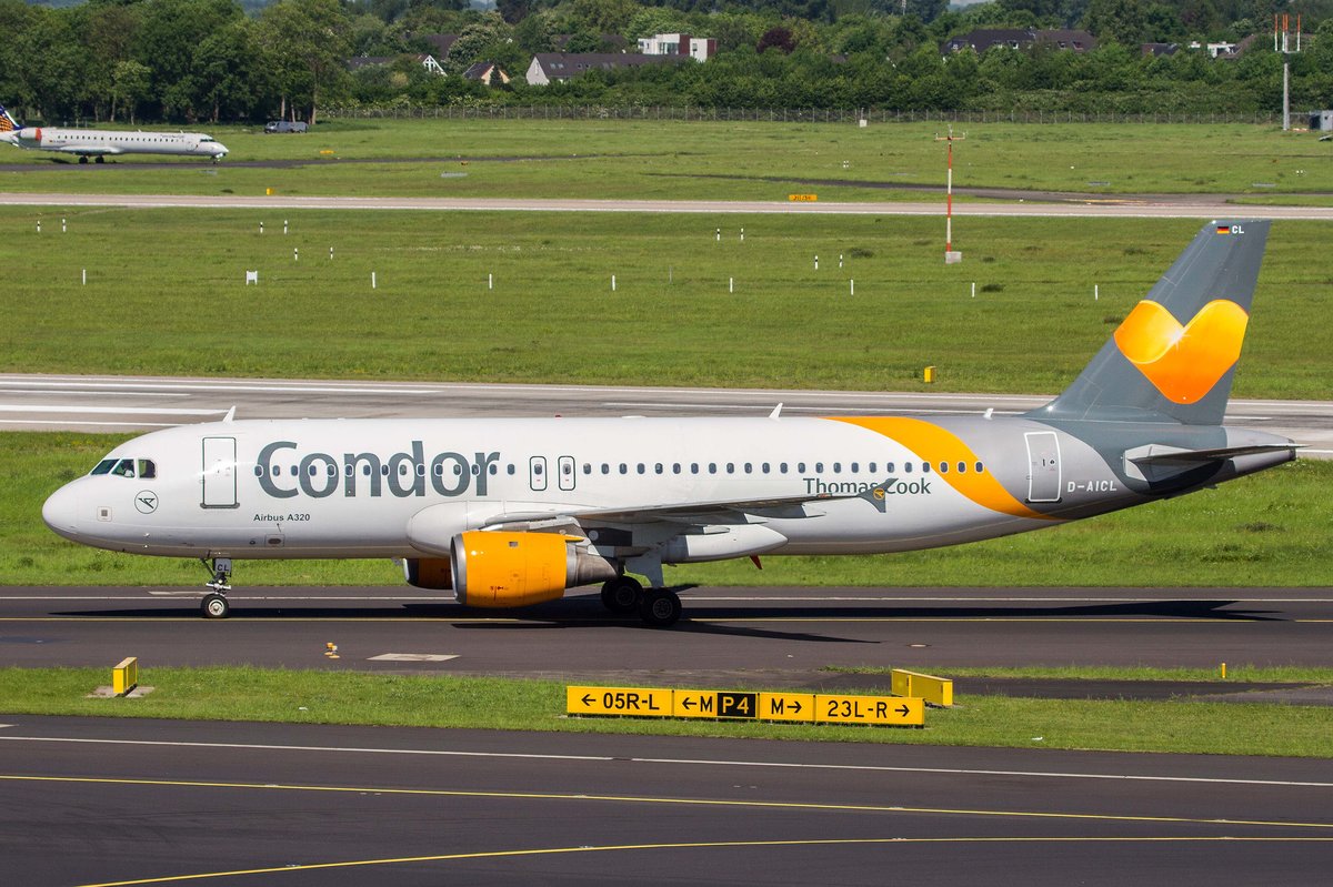 Condor (DE-CFG), D-AICL, Airbus, A 320-212 (neue TC-Lkrg.), 17.05.2017, DUS-EDDL, Düsseldorf, Germany