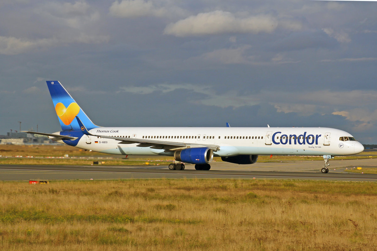 Condor Flugdienst, D-ABOI, Boeing, B757-330, msn: 29018/909, 28,September 2019, FRA Frankfurt, Germany.