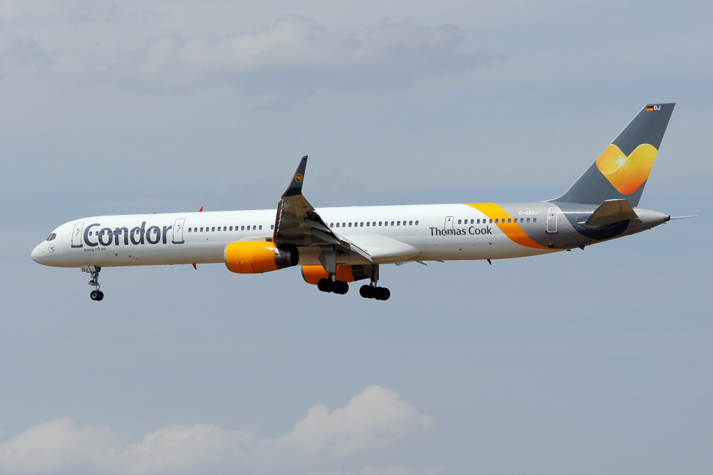 Condor Flugdienst D-ABOJ Boing B757-330 EDDF-FRA, 22.07.2015