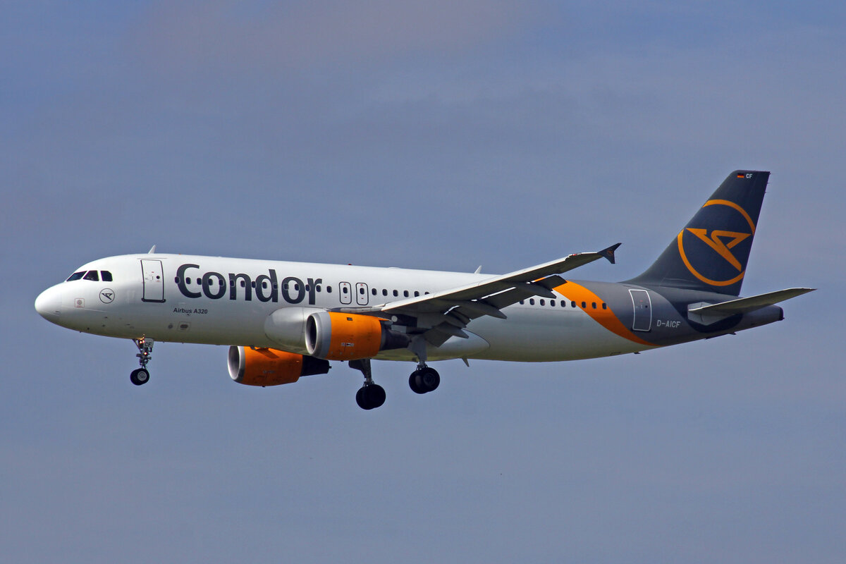 Condor Flugdienst, D-AICF, Airbus A320-212, msn: 905, 29.August 2022, ZRH Zürich, Switzerland.