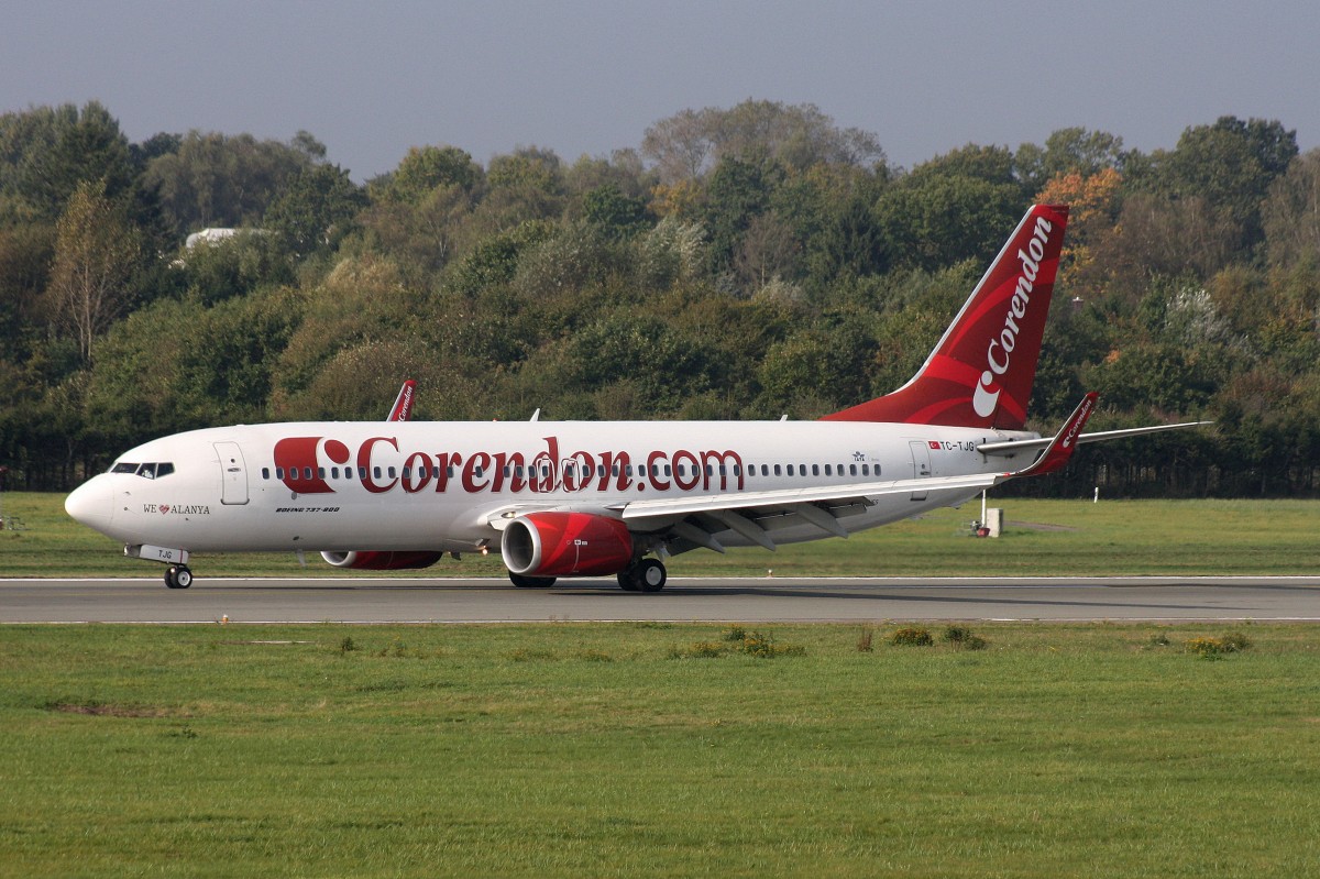 Corendon Air , TC-TJG,(29120),Boeing 737-86J(WL), 11.10.2014, HAM-EDDH, Hamburg, Germany 