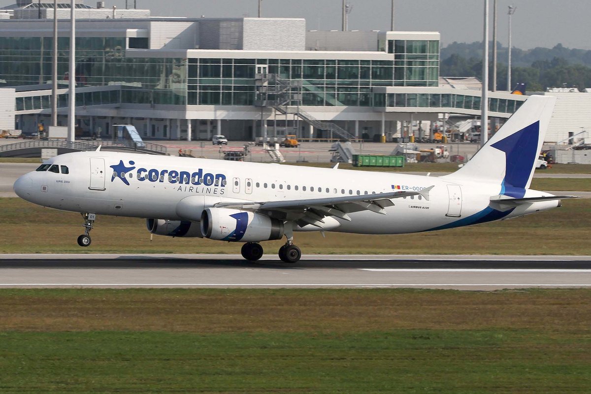 Corendon Airlines Europe, ER-00001, Airbus, A 320-232, MUC-EDDM, München, 20.08.2018, Germany