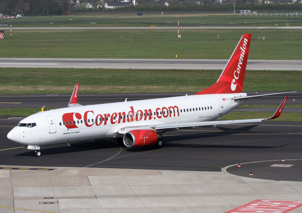 Corendon Airlines, TC-TJM, Boeing 737-800 wl, 02.04.2014, DUS-EDDL, Dsseldorf, Germany 