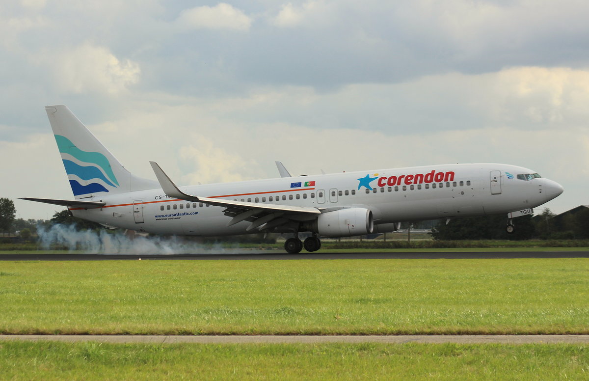 Corendon Dutch Airlines, CS-TQU, (c/n 30646),Boeing 737-8K2(WL), 03.09.2016, AMS-EHAM, Amsterdam-Schiphol, Niederlande 