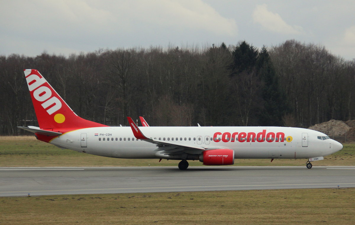 Corendon Dutch Airlines, PH-CDH, MSN 36121, Boeing 737-86J(WL), 26.03.2018, HAM-EDDH, Hamburg, Germany 