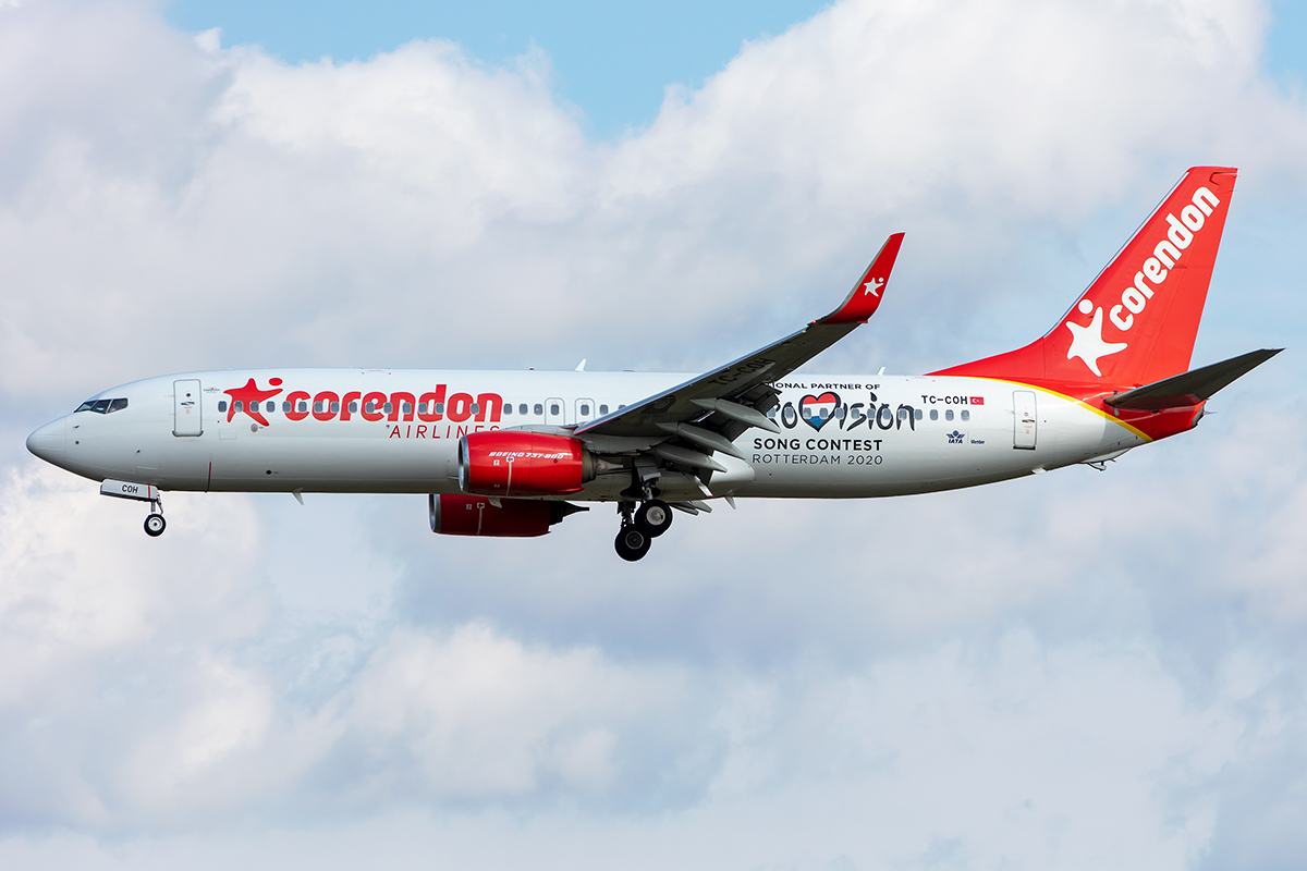 Corendon, TC-COH, Boeing, B737-8EH, 16.08.2021, BER, Berlin, Germany