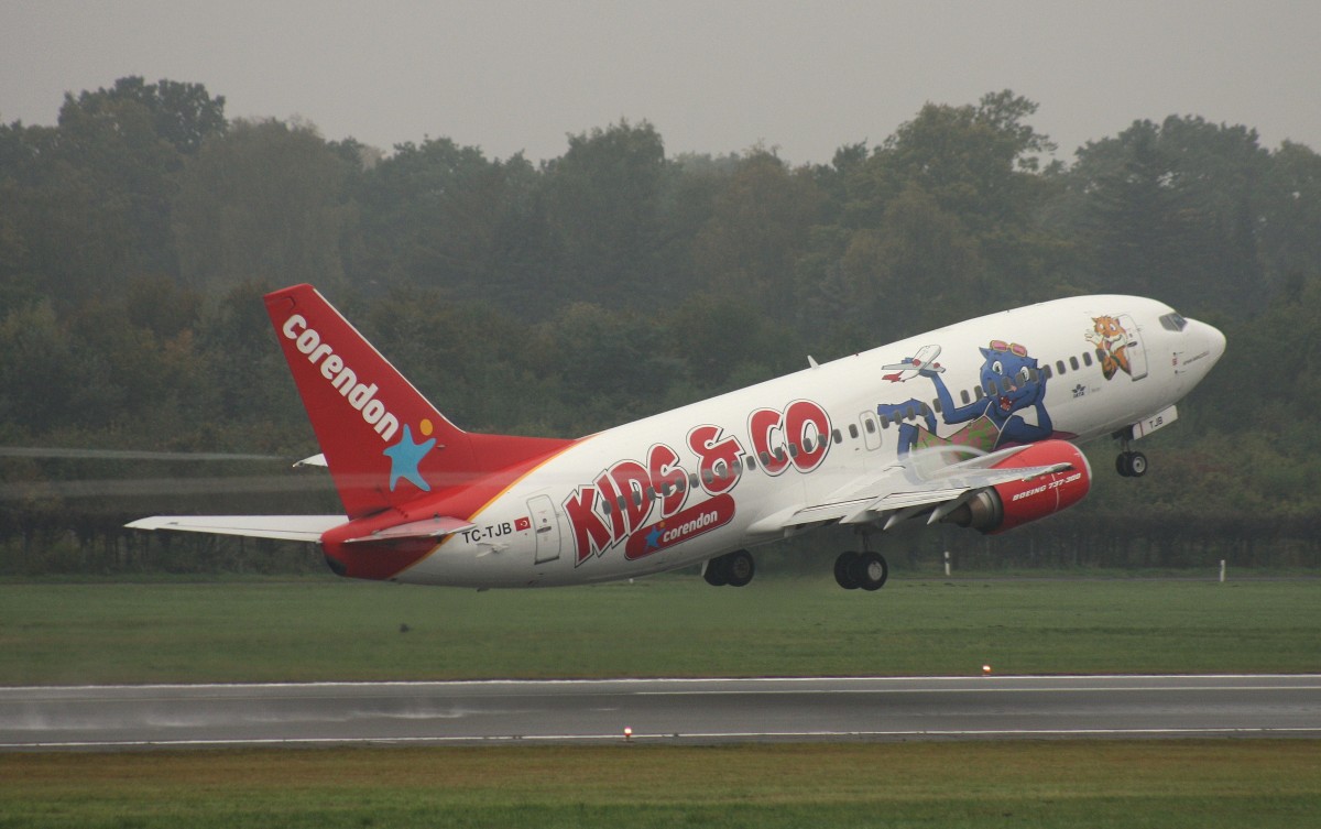 Corendon, TC-TJB,(C/n 27633),Boeing 737-3Q8,18.10.2015,HAM-EDDH, Hamburg, Germany (Kids&Co.cs.)