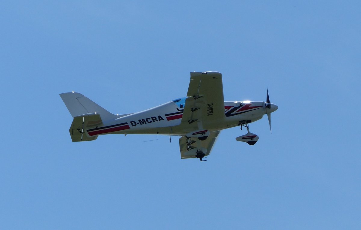 Corvus Aircraft CA 21 Phantom, D-MCRA über dem Flugplatz Gera (EDAJ) am 30.5.2019