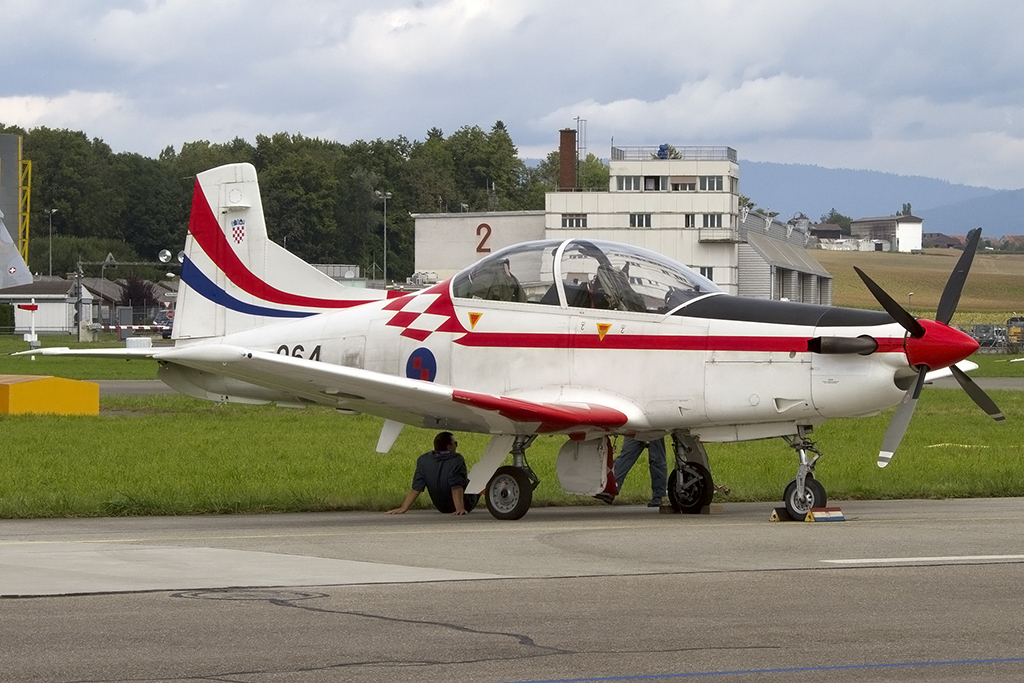 Croatia Air Force, 064, Pilatus, PC-9, 29.08.2014, LSMP, Payerne, Switzerland 