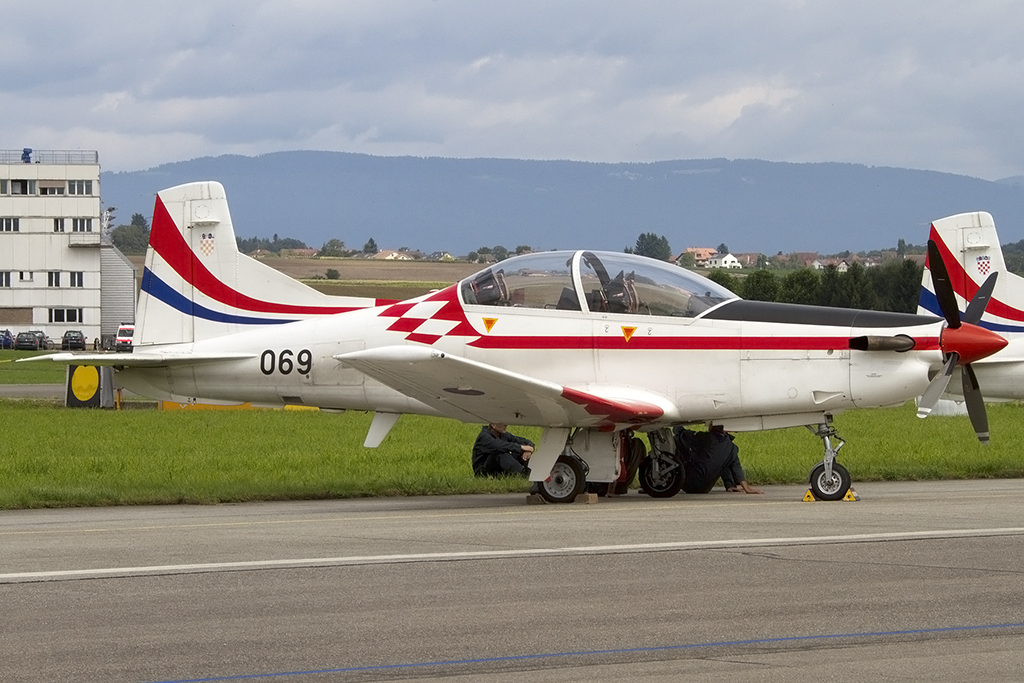 Croatia Air Force, 069, Pilatus, PC-9, 29.08.2014, LSMP, Payerne, Switzerland 



