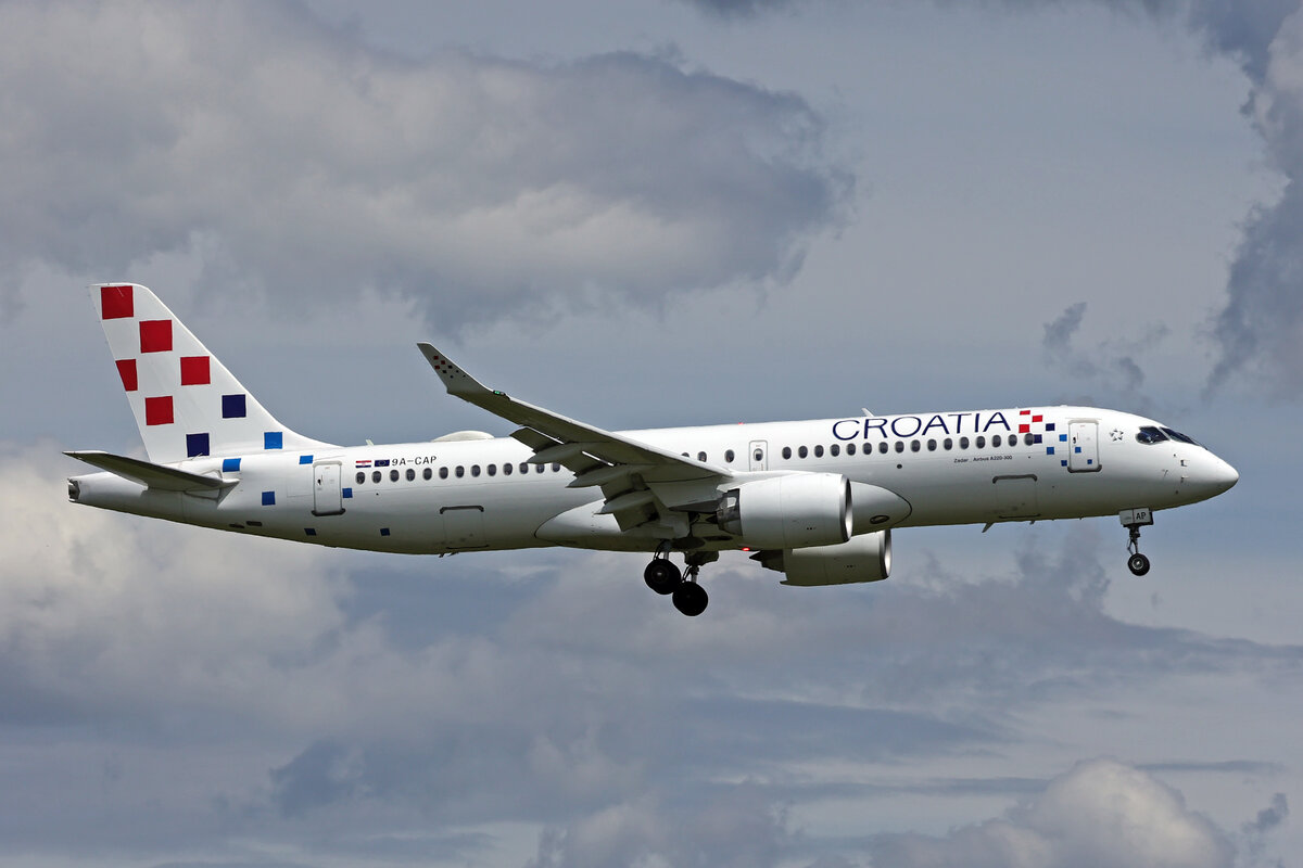 Croatia Airlines, 9A-CAP, Airbus A220-371, msn: 55380,  Zadar , 17.Mai 2026, ZRH Z�rich, Switzerland.