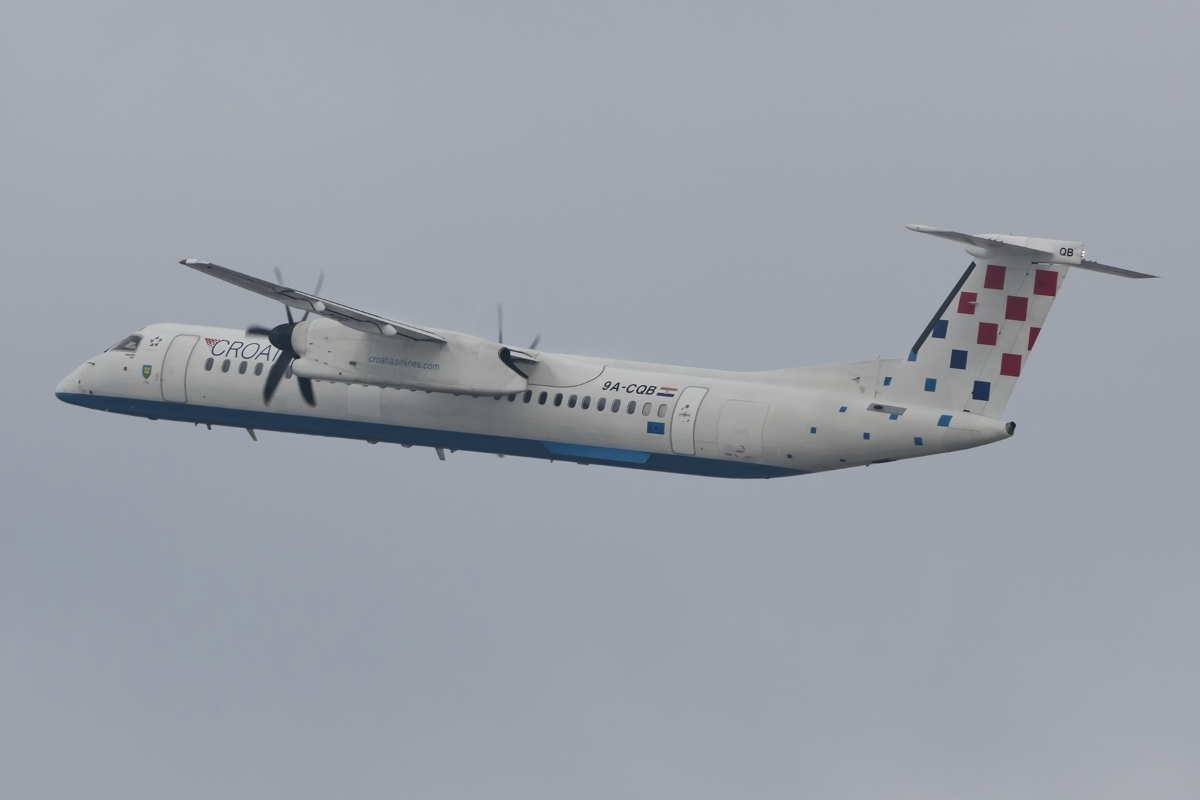 Croatia Airlines, 9A-CQB, deHavilland, DHC-8-402Q, 23.01.2016, ZRH, Zürich, 



