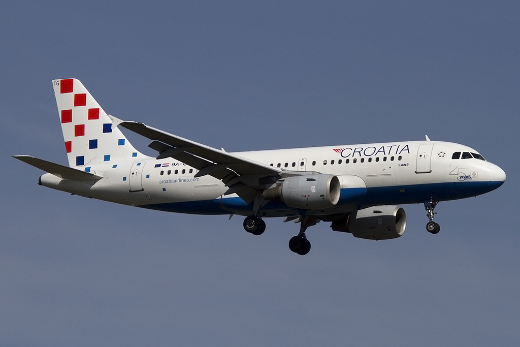 Croatia Airlines, 9A-CTG, Airbus, A319-112, 19.04.2015, FRA, Frankfurt, Germany



