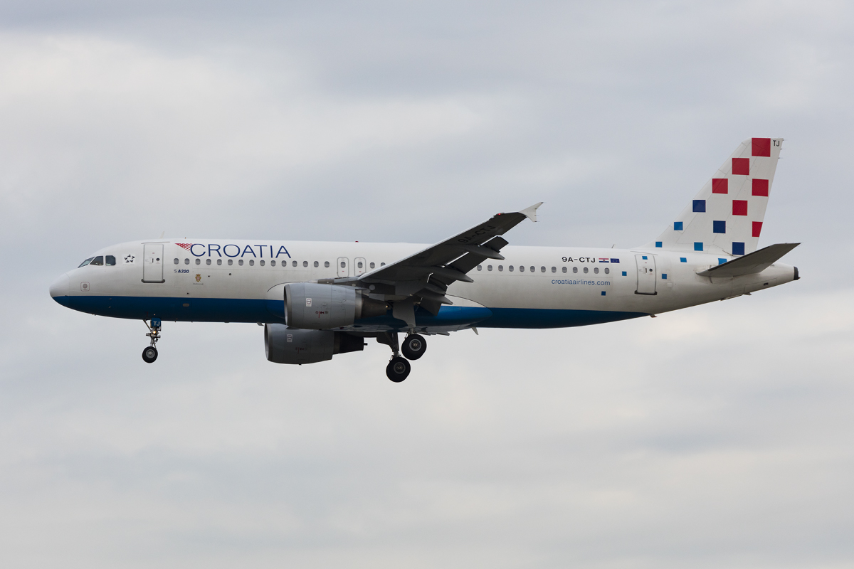 Croatia Airlines, 9A-CTJ, Airbus, A320-214, 01.04.2017, FRA, Frankfurt, Germany



