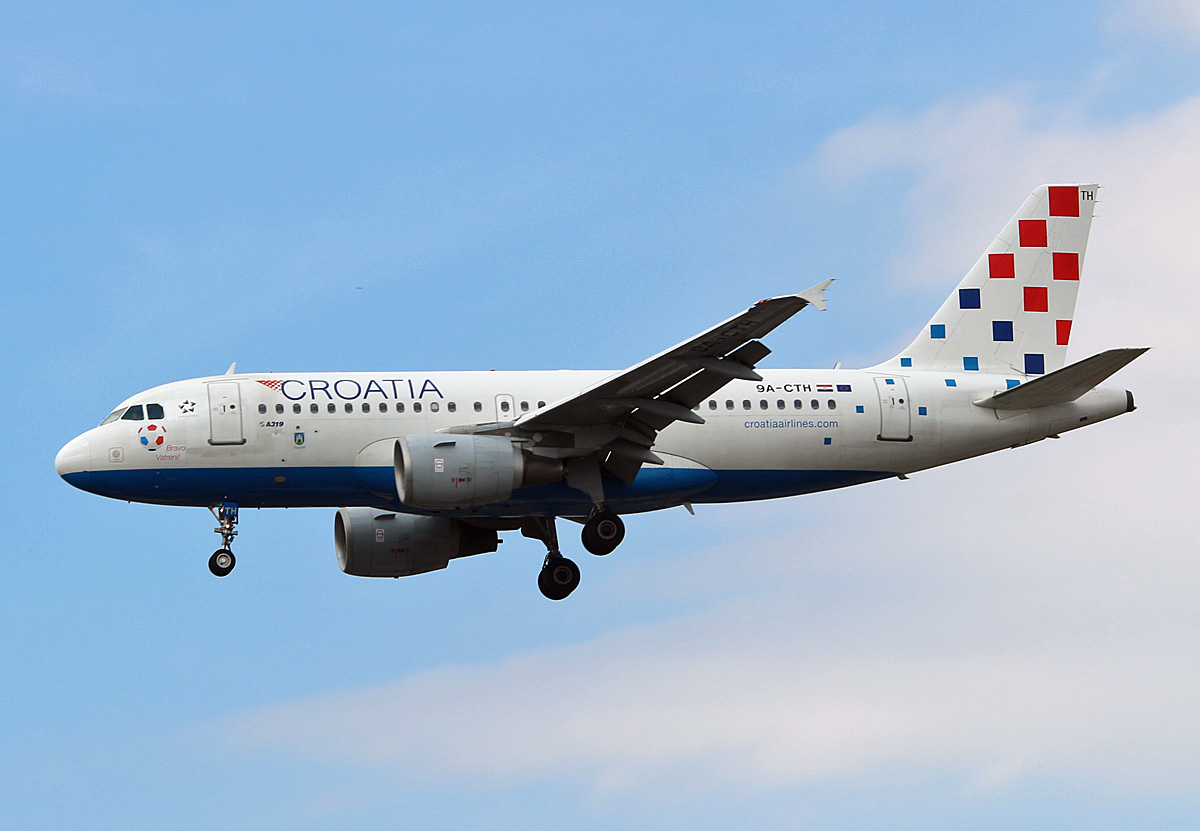 Croatia Airlines, Airbus A 319-112, 9A-CTH, TXL, 18.09.2018