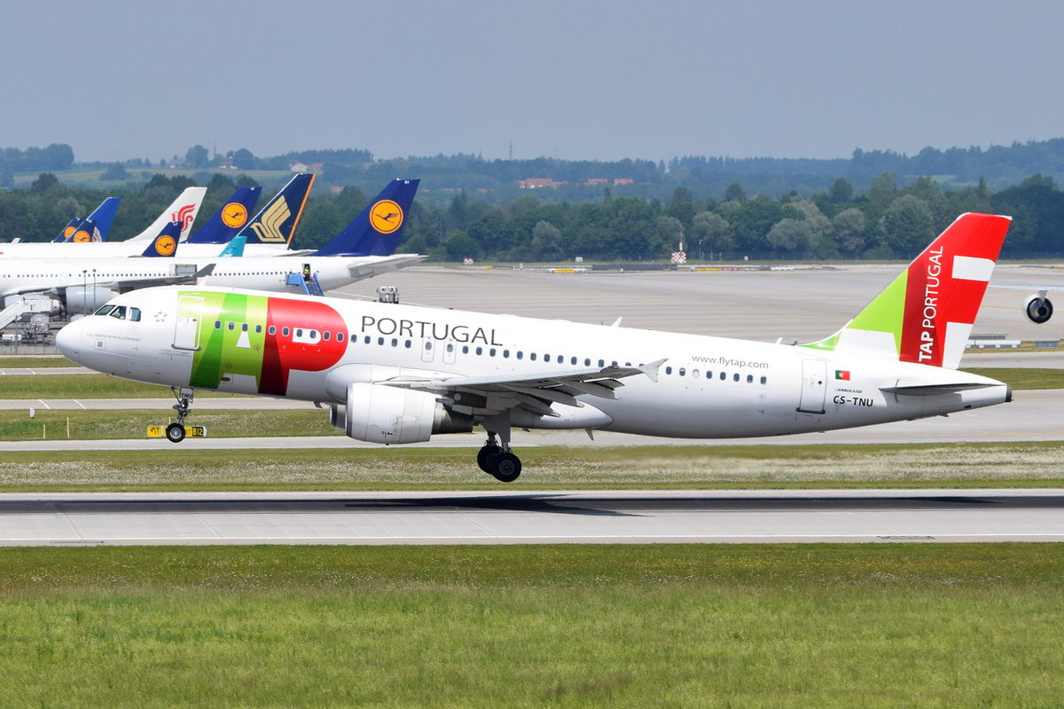 CS-TNU TAP - Air Portugal Airbus A320-214  , MUC , 03.06.2017