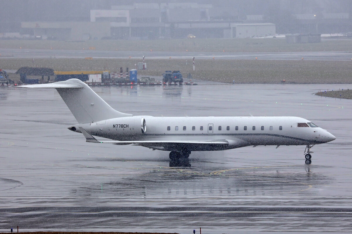 CSC Delaware Trust Co. Trustee, N778CH, Bombardier Global 5500, msn: 60067, 30.Januar 2026, ZRH Zürich, Switzerland.
