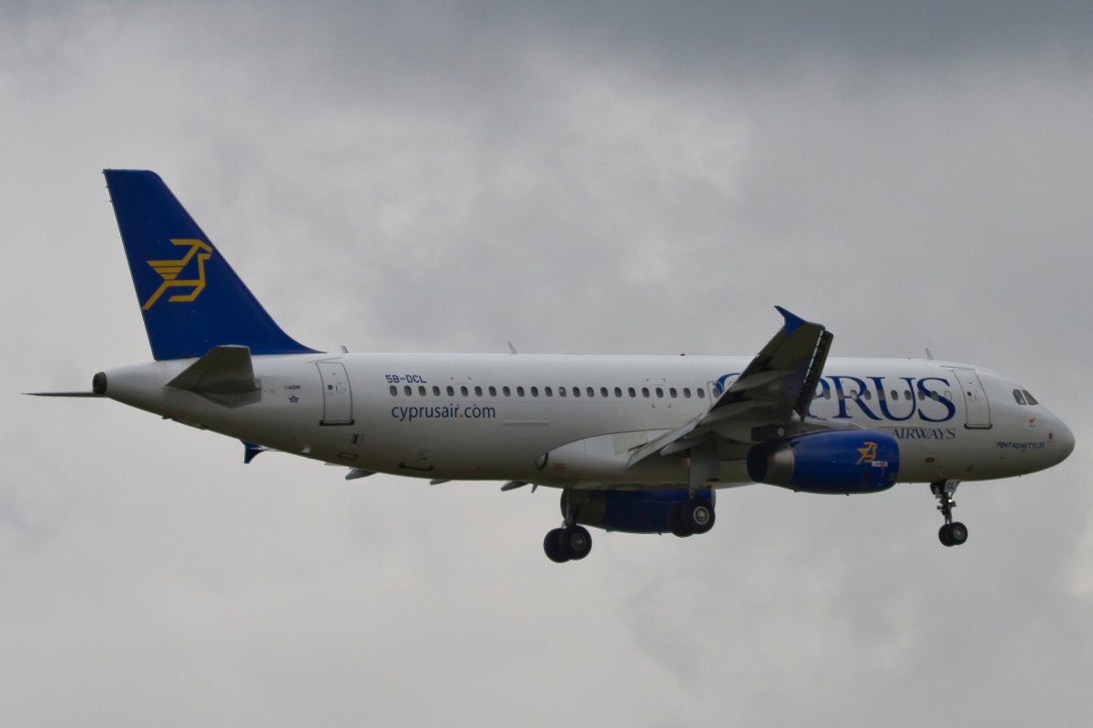 Cyprus Airways, 5B-DCL  Pentadaktylos , Airbus, A 320-200, 15.09.2014, FRA-EDDF, Frankfurt, Germany