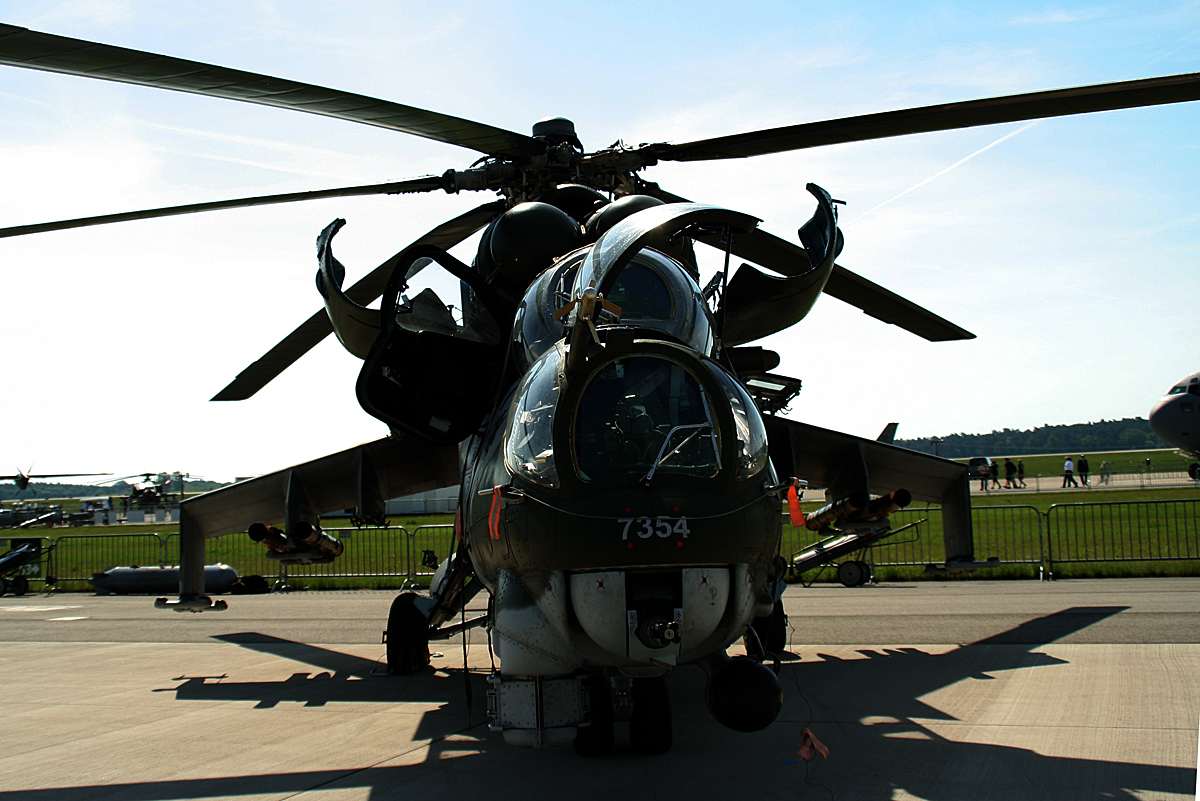 Czech Air Force Mil Mi-24V, 7354, ILA 2014, 21.05.2014