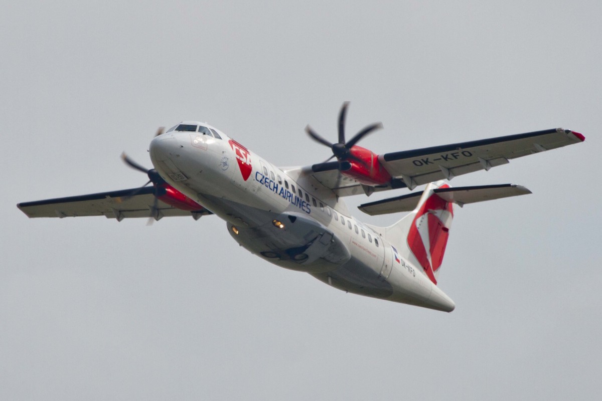 Czech Airlines CSA (OK-CSA), OK-KFO, ATR, 42-500, 27.06.2015, DUS-EDDL, Düsseldorf, Germany