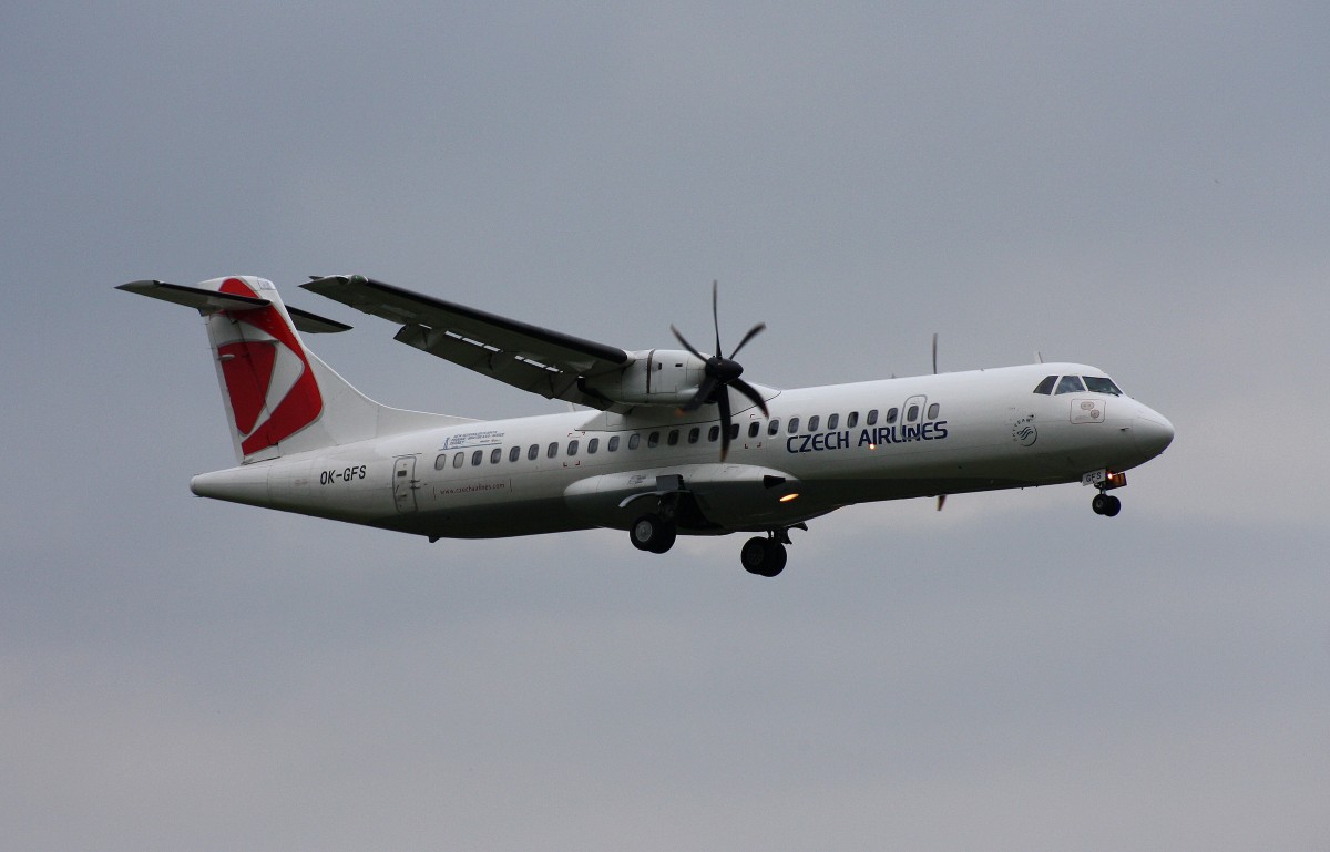 Czech Airlines, OK-GFS, (c/n 679),ATR 72-500, 22.05.2015, HAM-EDDH, Hamburg, Germany 