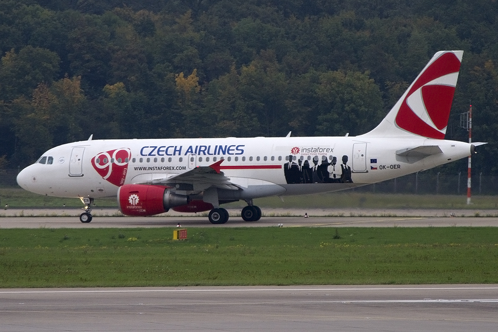 Czech Airlines, OK-OER, Airbus, A319-112, 08.10.2013, DUS, Düsseldorf, Germany 




