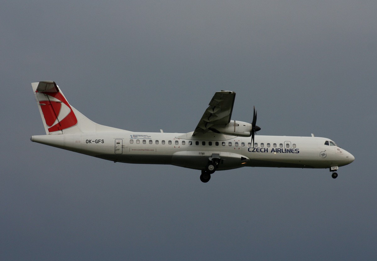 Czech Airlines,OK-GFS,(c/n 679),ATR-72-500,25.06.2015,HAM-EDDH,Hamburg,Germany