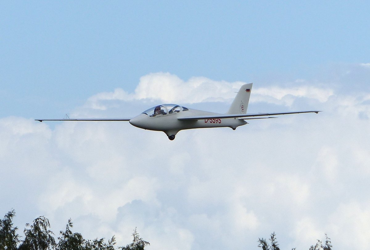 D-5595, Marganski MDM-1 FOX im Endanflug auf Gera (EDAJ) am 20.8.2016