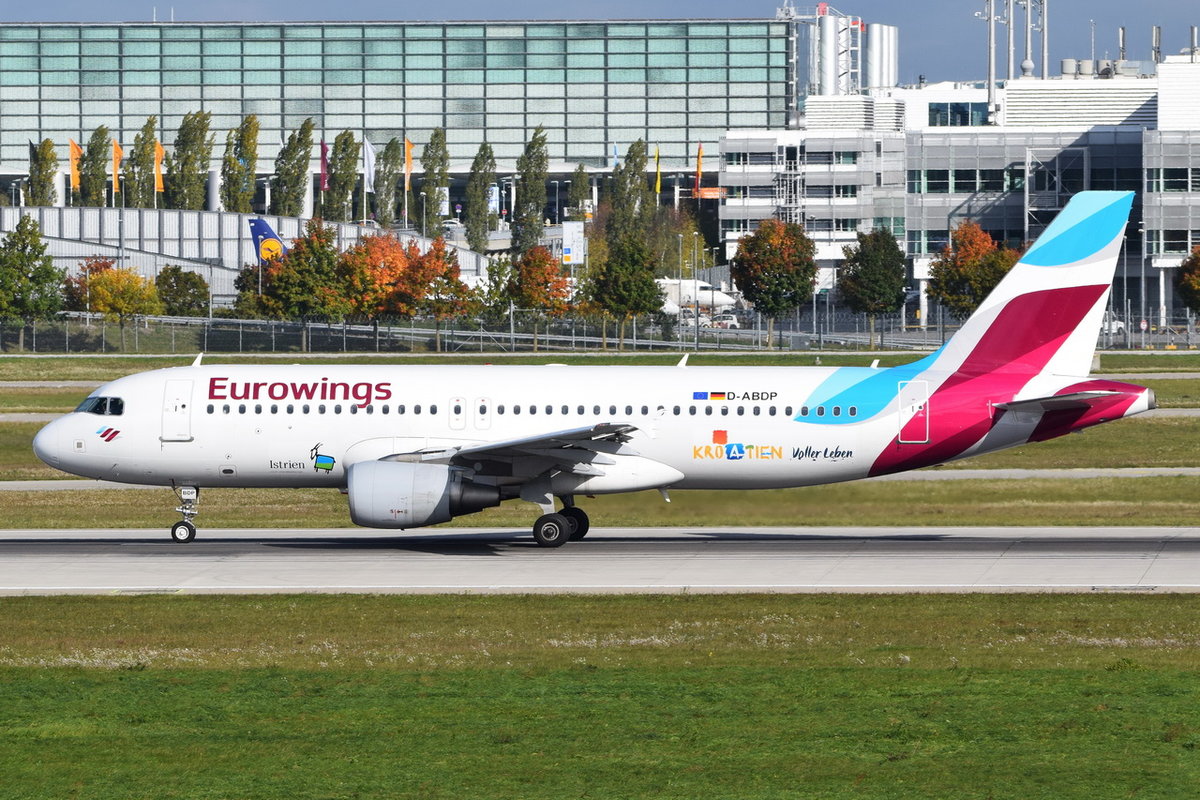 D-ABDP Eurowings Airbus A320-214  , MUC , 06.10.2017