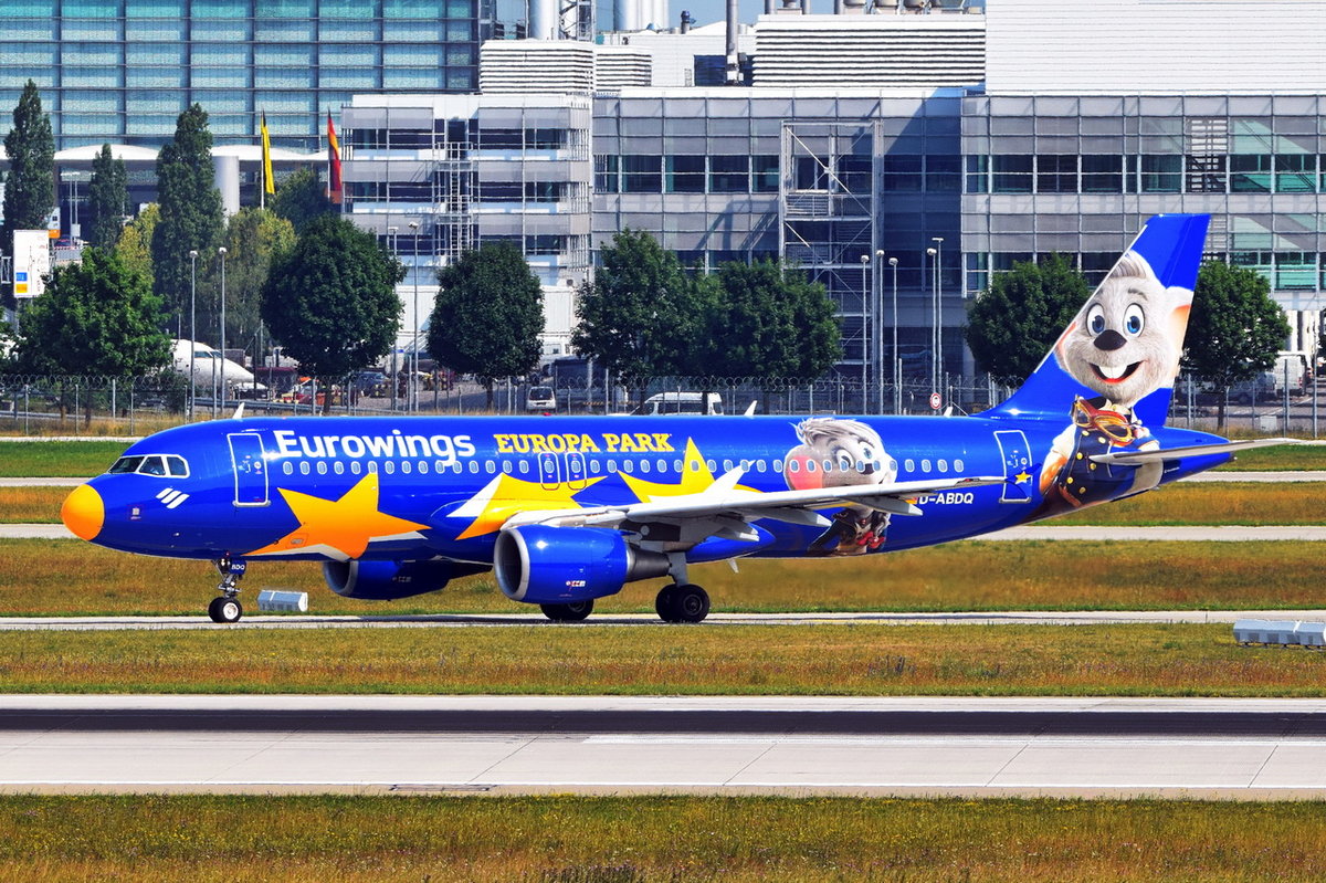 D-ABDQ Eurowings Airbus A320-214  , MUC , 21.06.2017
