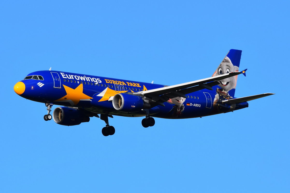 D-ABDQ Eurowings Airbus A320-214  , MUC , 03.10.2017