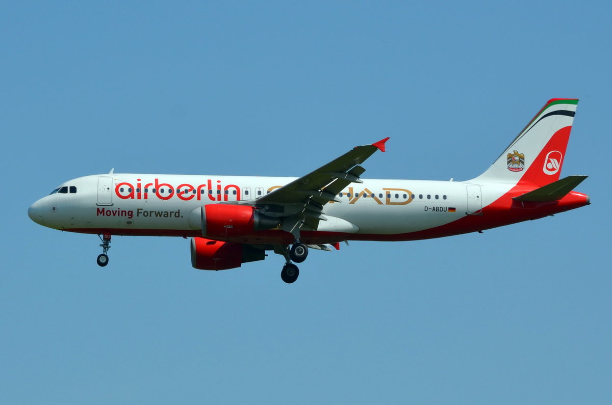 D-ABDU Air Berlin Airbus A320-214  , MUC , 20.06.2017