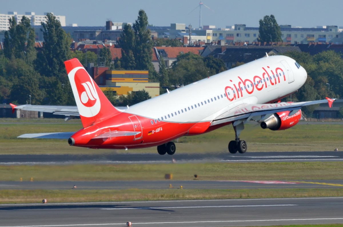 D-ABFA Air Berlin Airbus A320-214   in Tegel gestartet am 04.09.2014