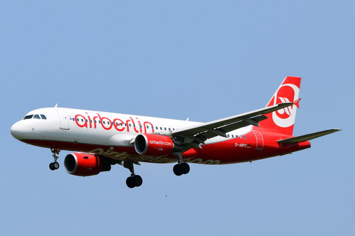 D-ABFC Air Berlin Airbus A320-214  , MUC , 20.06.2017