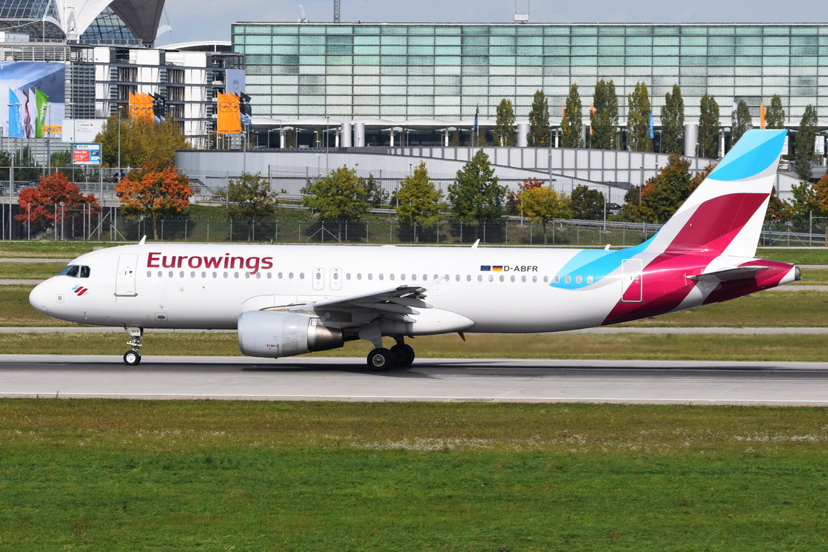 D-ABFR Eurowings Airbus A320-214   , MUC , 04.10.2017