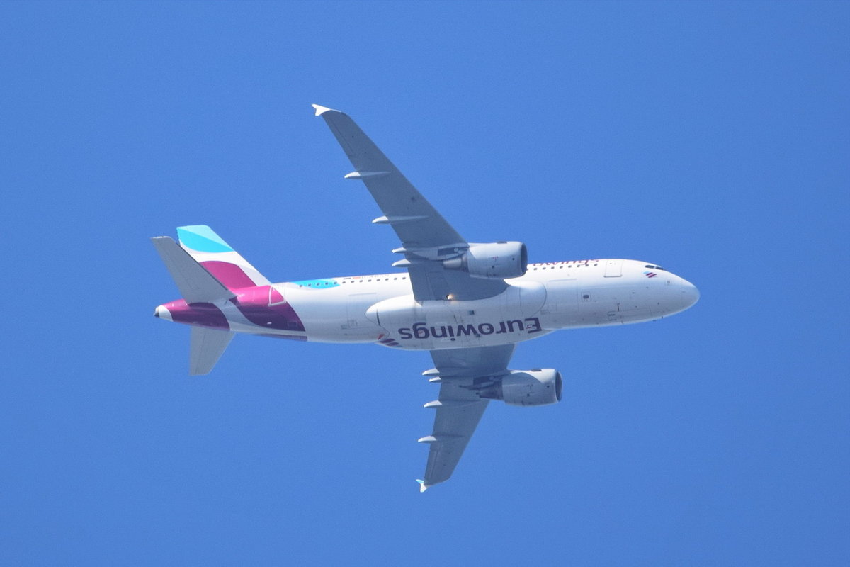 D-ABGN Eurowings Airbus A319-112 , 03.08.2019 , Anflug Tegel