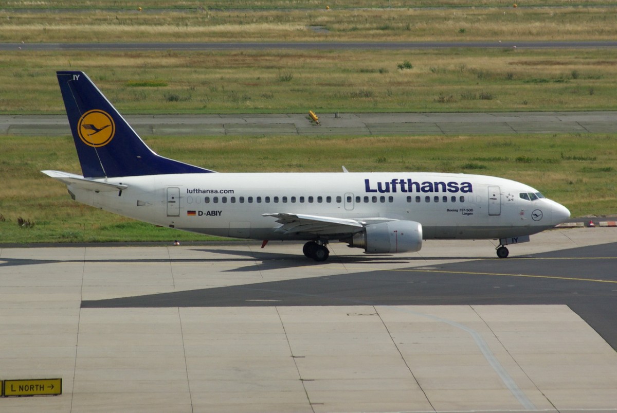 D-ABIY Lufthansa Boeing 737-530    zum Start in Frankfurt 15.07.2014