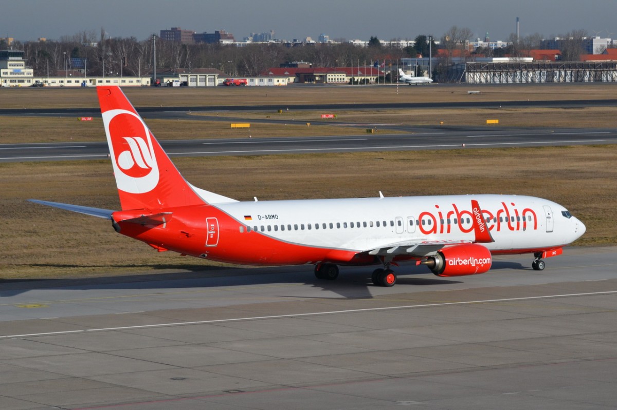 D-ABMO Air Berlin Boeing 737-86J(WL)    18.02.2014   Berlin-Tegel
