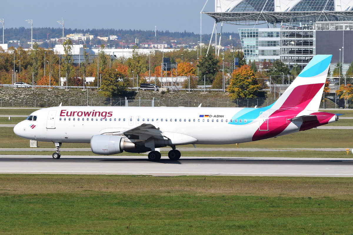 D-ABNH Eurowings Airbus A320-214 , MUC , 12.10.2018
